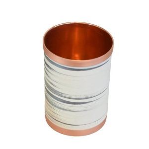 波斯铜杯 – 手工锤纹 Rangi（彩色）款
