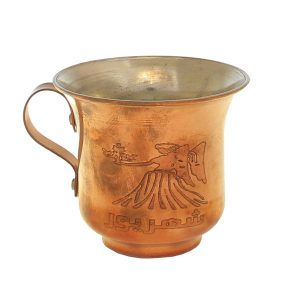 波斯铜杯 – 手工锤纹 Shahrivar 款