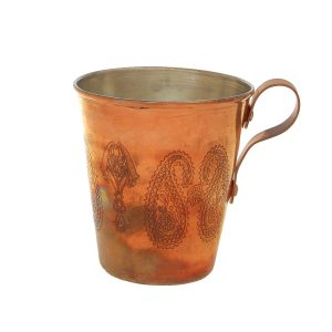波斯铜杯 – 手工锤纹 Waran 款