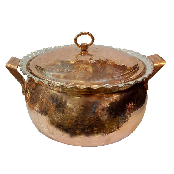 Main image of 波斯铜汤锅 – 传统锤纹烹饪款 Tala