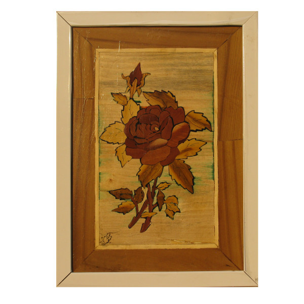 Main image of 木镶嵌艺术 – 玫瑰花款