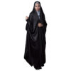 Thumbnail 2: 伊斯兰阿拉伯黑色查多尔长袍带袖祈祷女装 – Fatemi 款