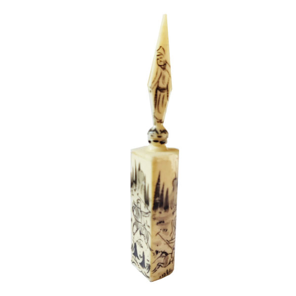 Main image of 波斯眼线瓶，骆驼骨制 Surma Dani 奶油色款