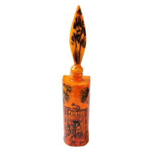 波斯眼线瓶，骆驼骨制 Surma Dani 橙色款