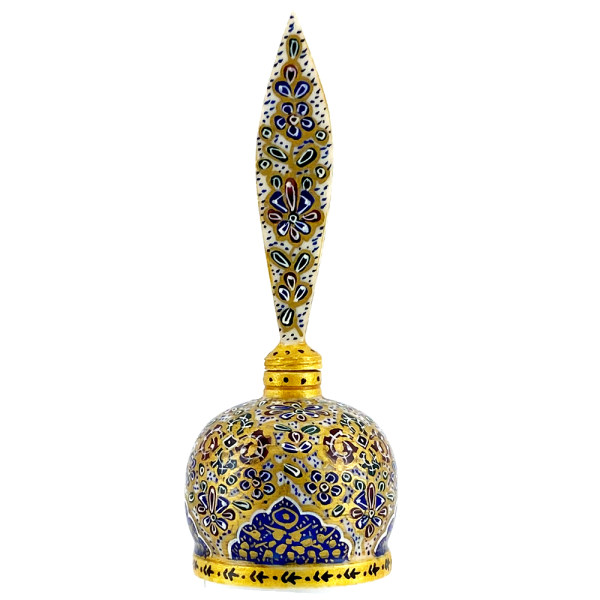 波斯眼线瓶,骆驼骨制 Surma Dani 黄色款