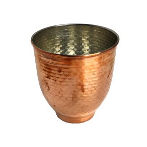 波斯铜杯 – 手工锤纹 Kebrya 款
