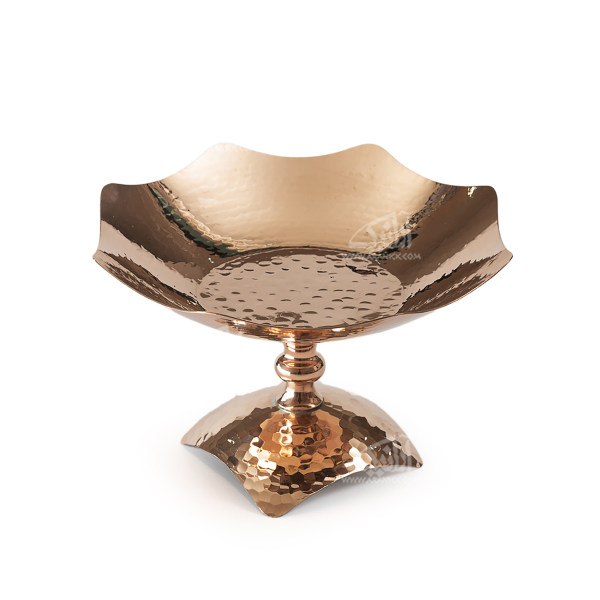 Main image of 铜制餐碗 —— 适合水果与甜点 —— 锤纹 Hamidi 款