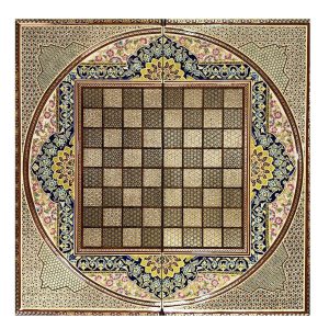 波斯镶嵌象棋棋盘 – Brown Design 型