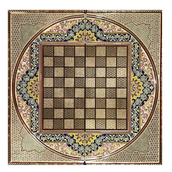 Main image of 波斯镶嵌象棋棋盘 – Brown Design 型