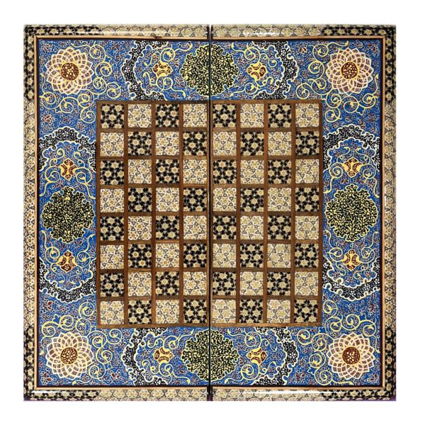 Main image of 波斯木质镶嵌象棋棋盘 – Dorsa 型