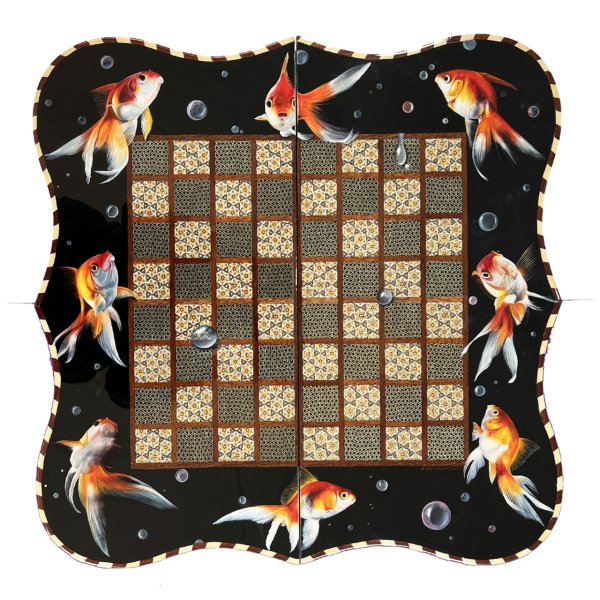 Main image of 波斯镶嵌象棋棋盘 – Fish 型