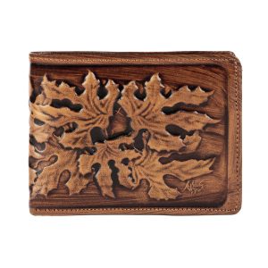 波斯皮革对折钱包 – Afra 设计