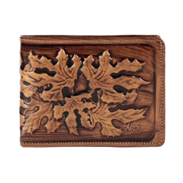 Main image of 波斯皮革对折钱包 – Afra 设计