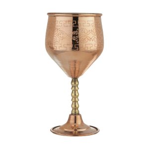 手工波斯铜红酒杯 – 锤纹款 Vian