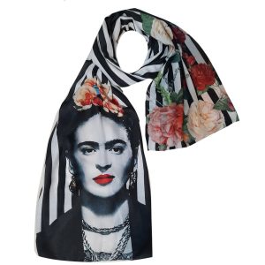 女士印花披肩 – 艺术轻盈 Frida