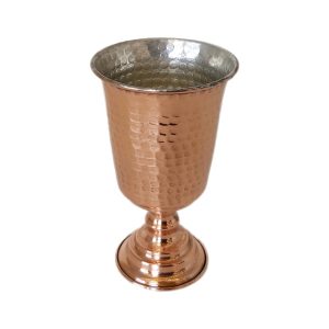 手工波斯铜红酒杯 – 锤纹款 Diba