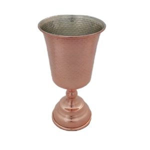 手工波斯铜红酒杯 – 锤纹款 Laleh