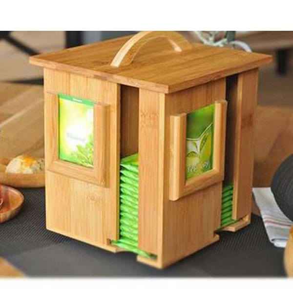 Zhav 茶包收纳盒 —— 带分隔槽设计