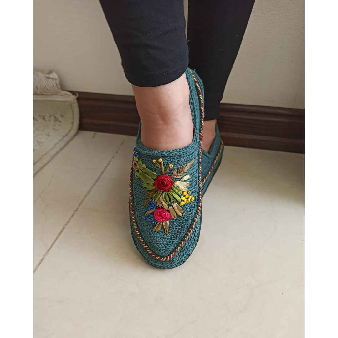 Giveh鞋 – 波斯手工透气鞋 花朵款