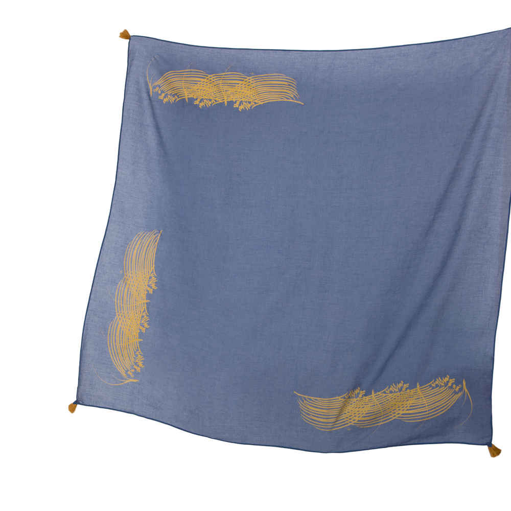 波斯艺术印花女士丝巾 – 奢华鲜艳 Eshgh 设计