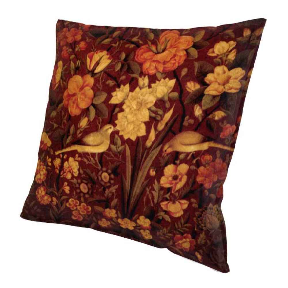 民族棕色天鹅绒靠垫 – Bolbol 设计（2件套）