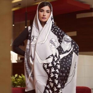 女士印花披肩 – 艺术感轻盈 ehraban