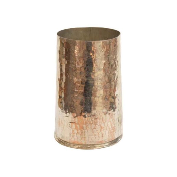 手工波斯锤纹装饰铜花瓶 Minimal