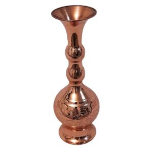 手工波斯锤纹装饰铜花瓶 Raaz