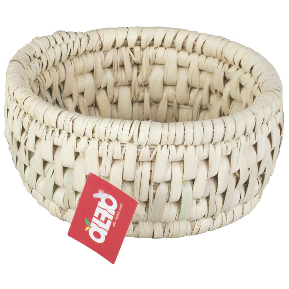 Main image of 波斯手工编织棕榈叶收纳篮 Zina 款