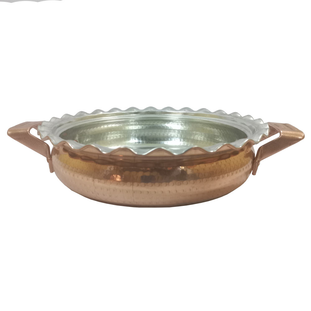 波斯铜炒锅 – 手工带盖（传统设计）