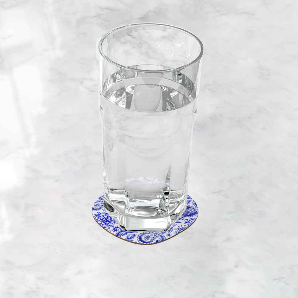 饮品杯垫套装 – 波斯灵感书法设计 Neshane To