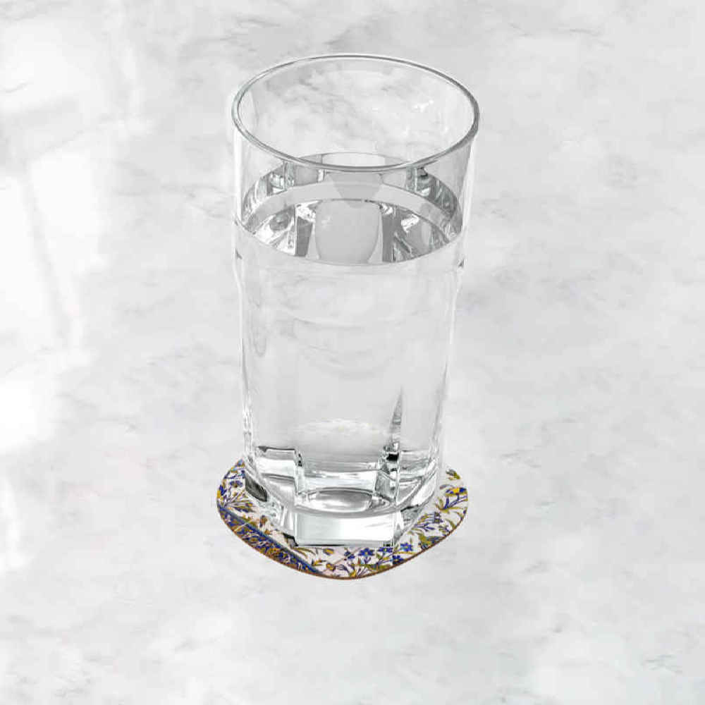 饮品杯垫套装 – 波斯灵感艺术设计 Qajar Tile
