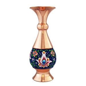 装饰性铜花瓶 – 波斯手绘米纳卡里珐琅 Soraya