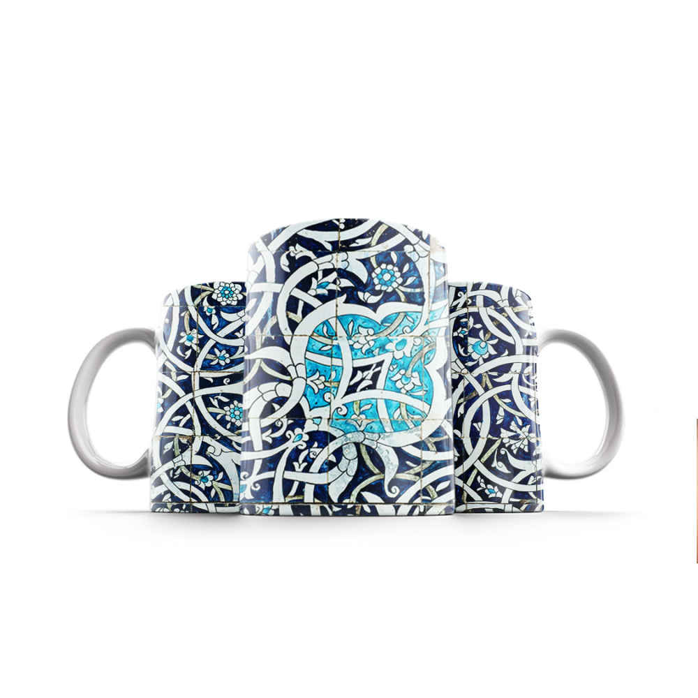 波斯陶瓷咖啡杯 – Eslimi（伊斯兰花纹）款式