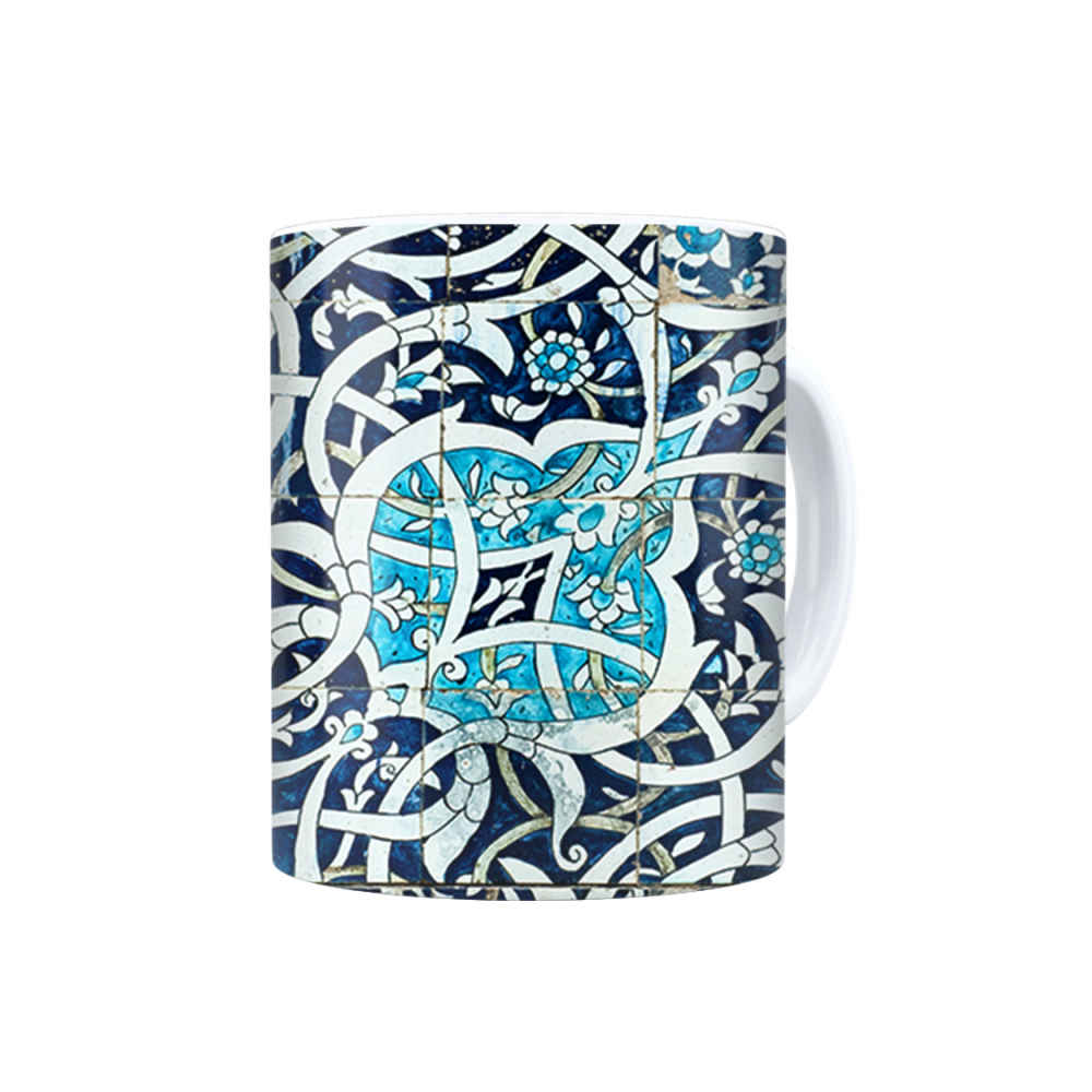 Main image of 波斯陶瓷咖啡杯 – Eslimi（伊斯兰花纹）款式