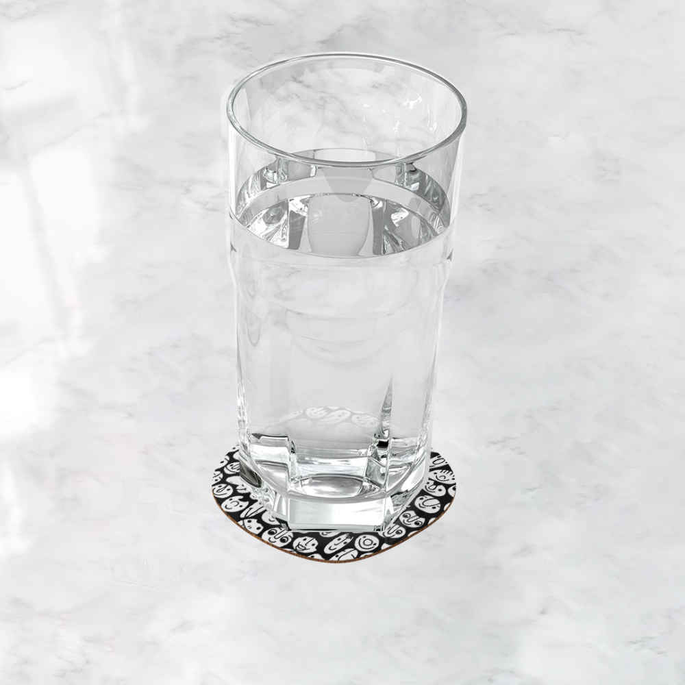 饮品杯垫套装 – 波斯灵感书法设计 Saranjam