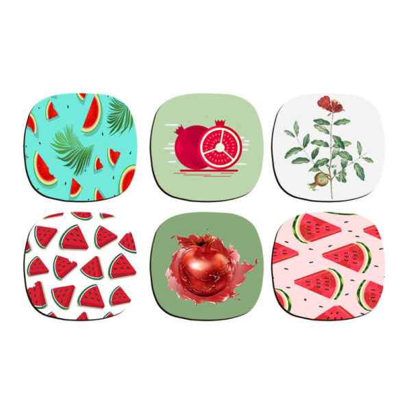 饮品杯垫套装 – 波斯灵感书法设计 Yalda