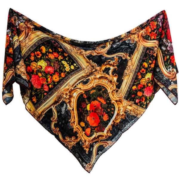 女士花卉印花丝巾 – 奢华鲜艳 Taban 设计