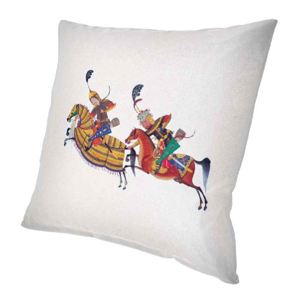 波斯天鹅绒靠垫套 – Cheshm Nazar 设计（2件套）