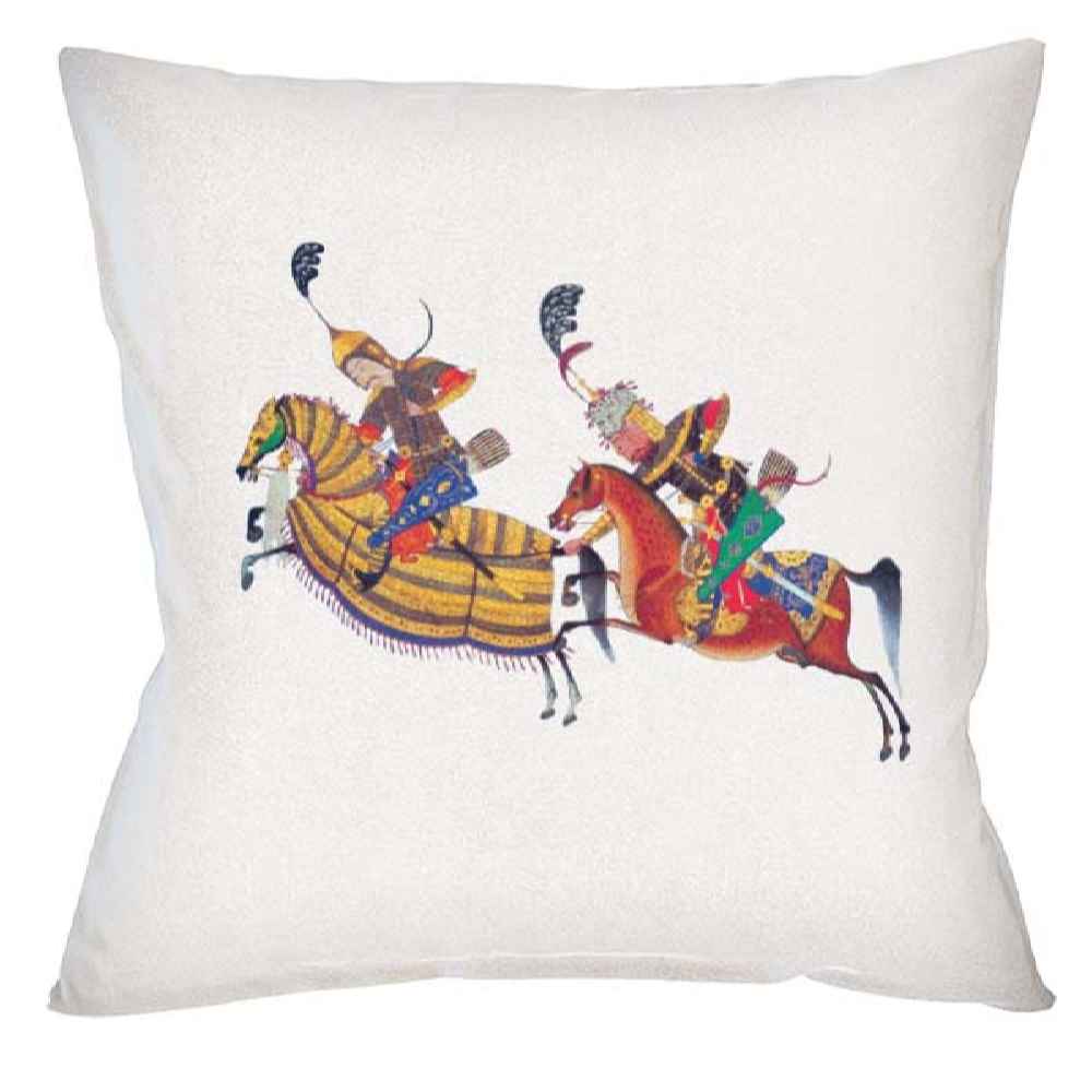 Main image of 波斯天鹅绒靠垫套 – Ghajar 设计（2件套）