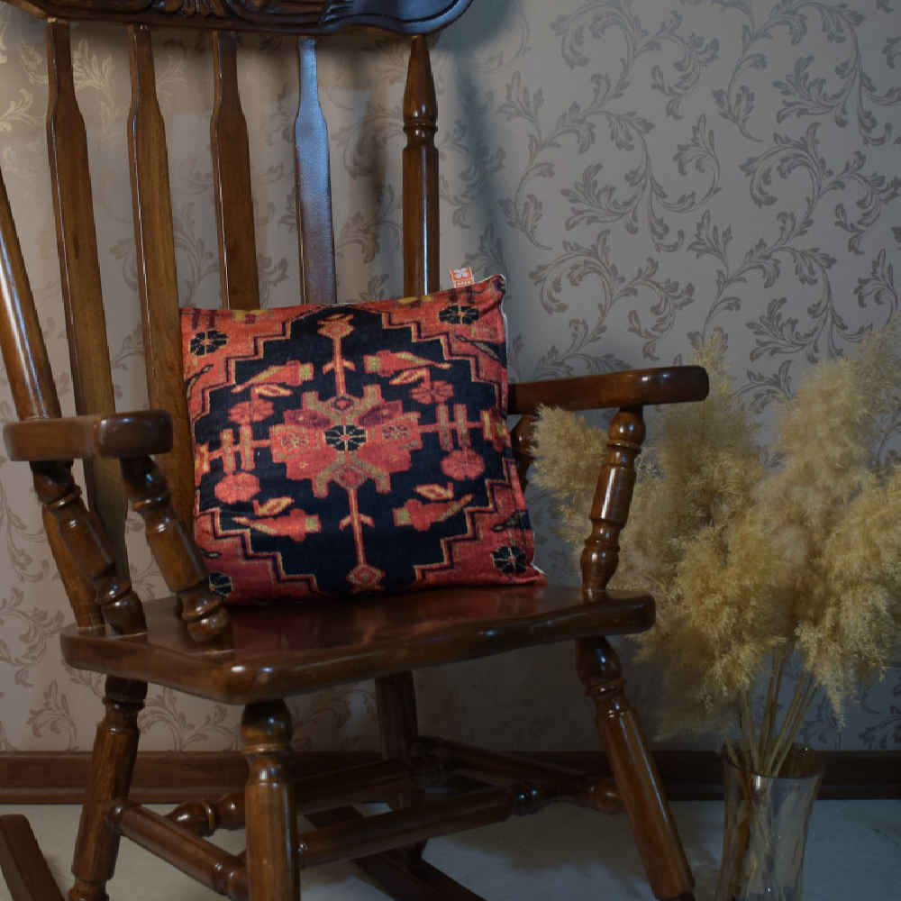 民族风天鹅绒靠垫套 – Jajim 印花设计（2件套）