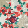 Thumbnail 2: 女士花卉印花丝巾 – 奢华鲜艳 Sarvin 设计