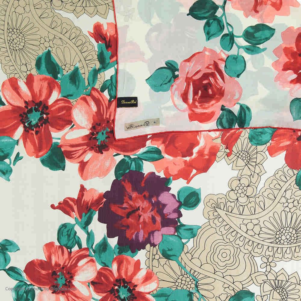 女士花卉印花丝巾 – 奢华鲜艳 Sarvin 设计