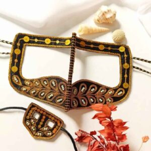 手工 Battoulah 面具 – 波斯湾布尔卡 Habib 款