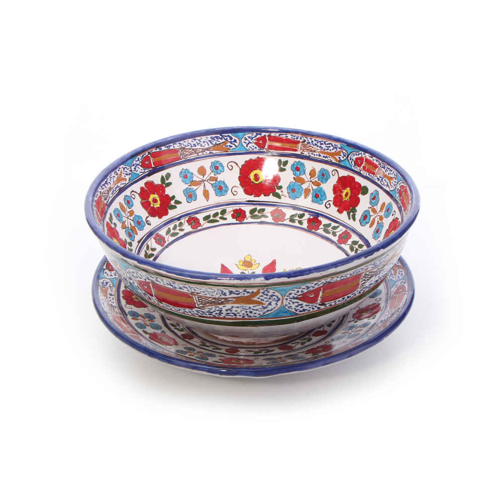 Main image of 手工装饰陶碗 款式 Mina