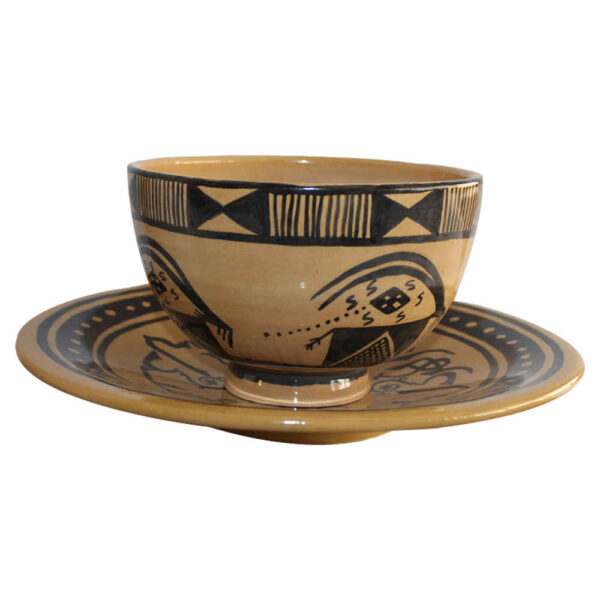 波斯手工装饰陶盘与碗 款式 Baastani