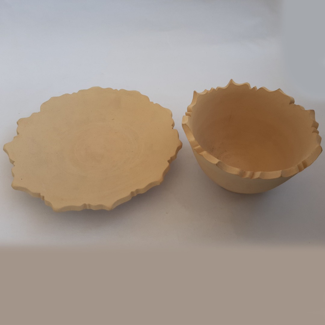 手工装饰陶盘与碗 款式 Hamoon