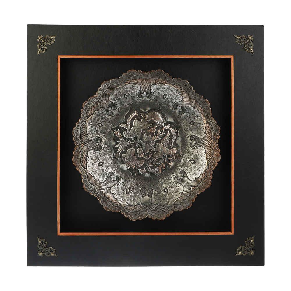 Main image of 手工装裱波斯雕花铜艺——Donya（世界）