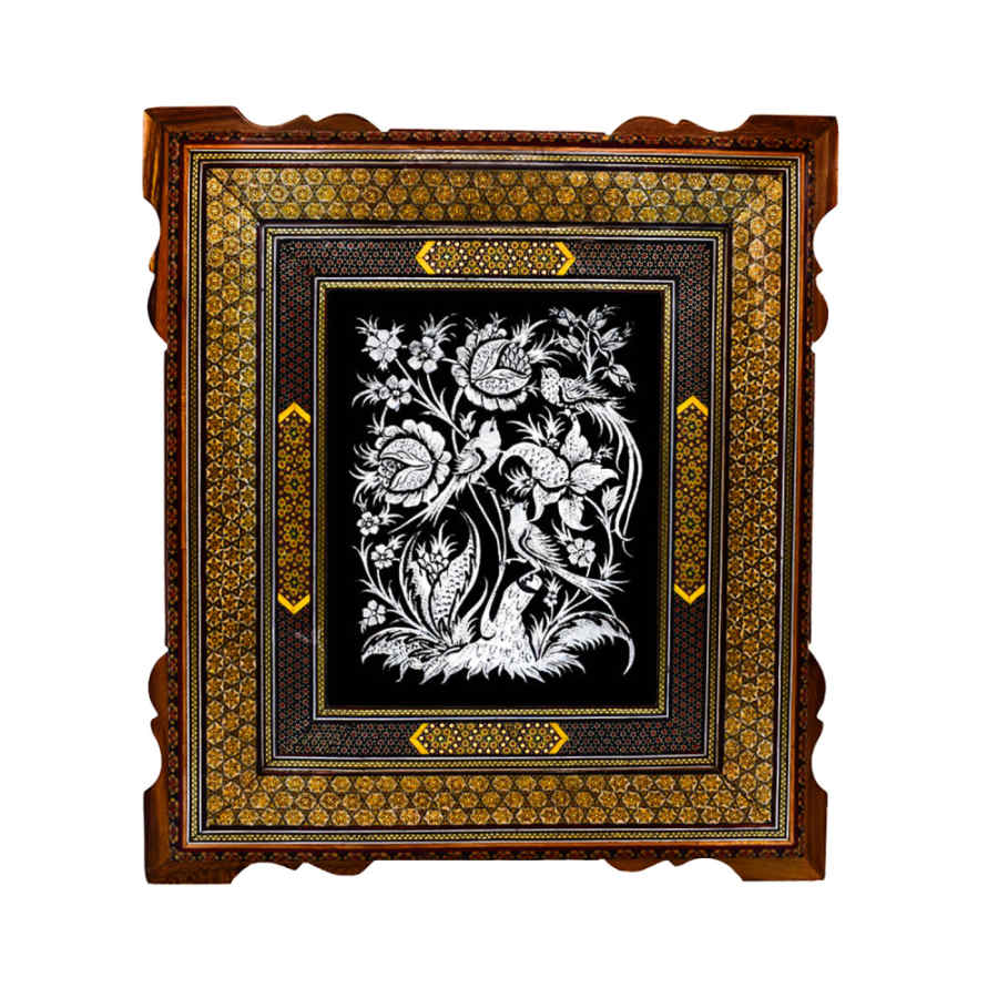 Main image of 手工镶框波斯雕刻铜艺 Samin – 传统墙饰