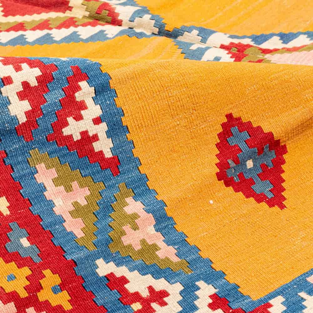 波斯羊毛基里姆地毯 手工编织于法尔斯 传统 Arman